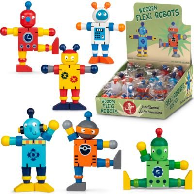 Wooden Flexi Robot