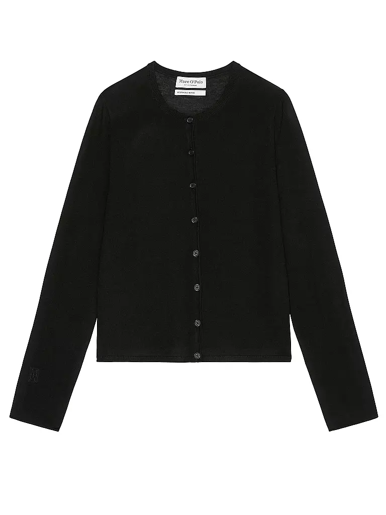 MARC O'POLO Strickjacke  schwarz