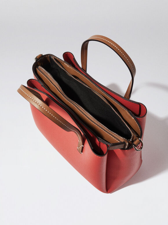 Bolsa Tote Everyday com Alças Removíveis - Coral