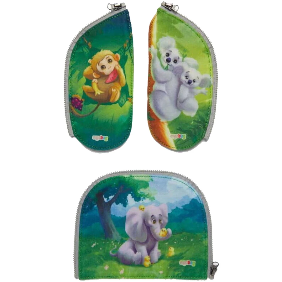 Ergobag Zubehör - Sei­ten­ta­schen-Zip­set 3tlg. Zoobabies