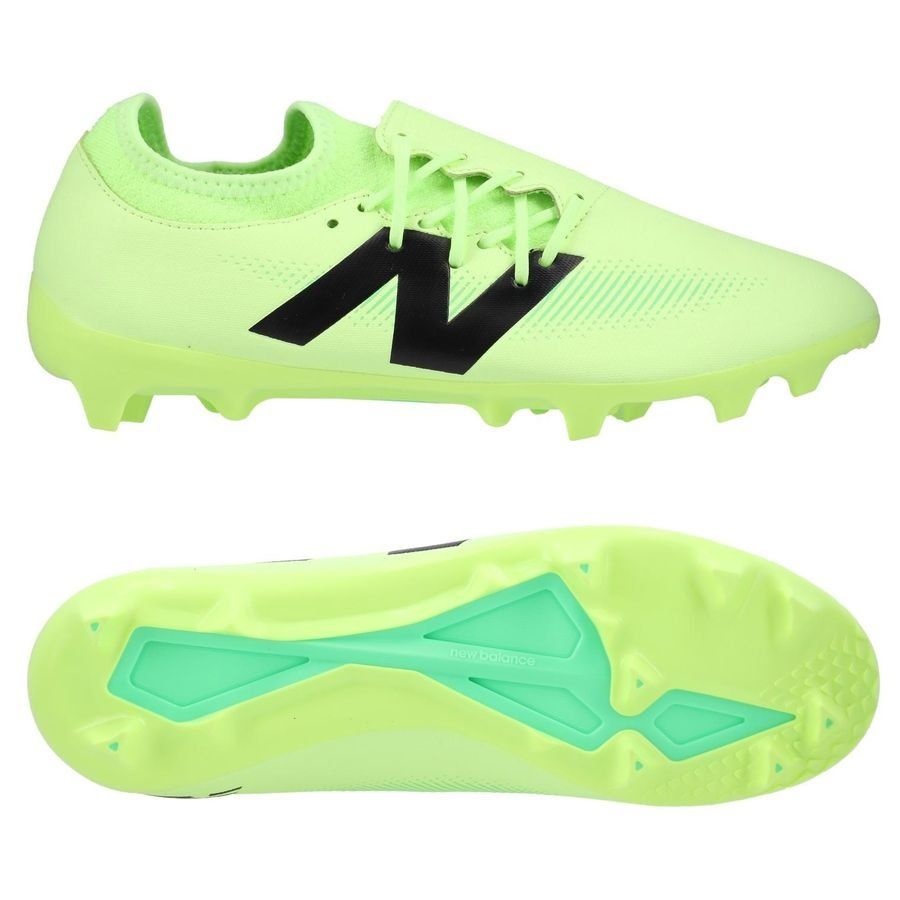 New Balance Furon V7 Dispatch FG Lime Glow - Bleached Lime Glow/Noir
