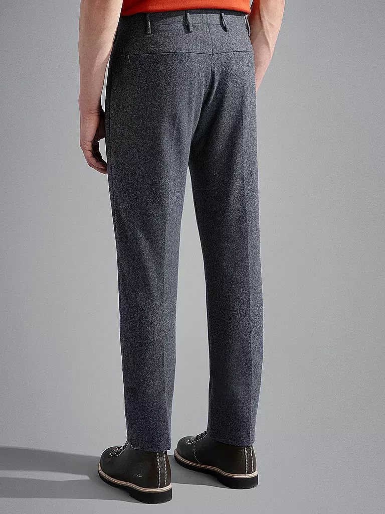 PAUL & SHARK Wollhose grau