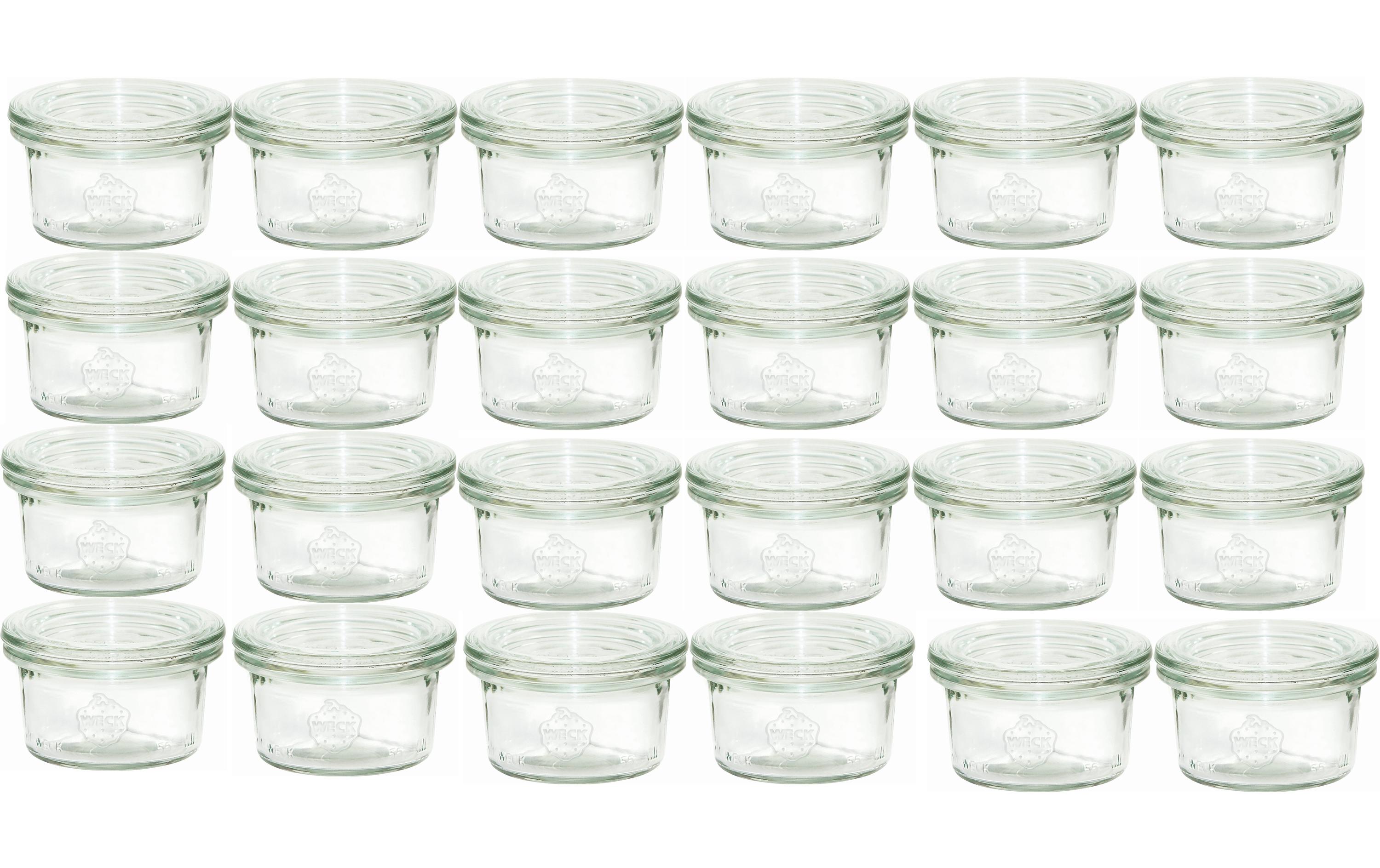 Einmachglas 50 ml, 24 StückEinmachgläser Set mit Deckel