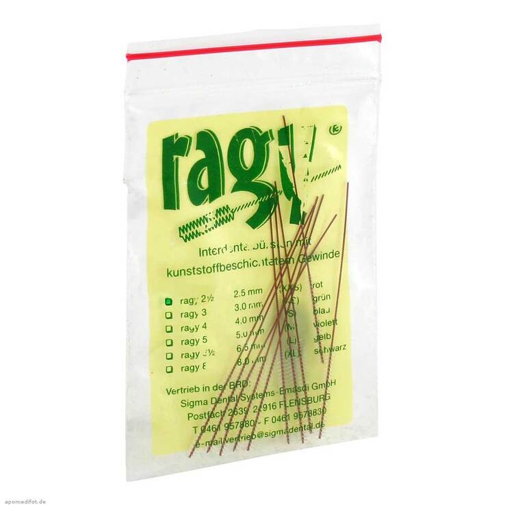 Ragy Interdentalbürsten 2 1 / 2 rot, 10 St