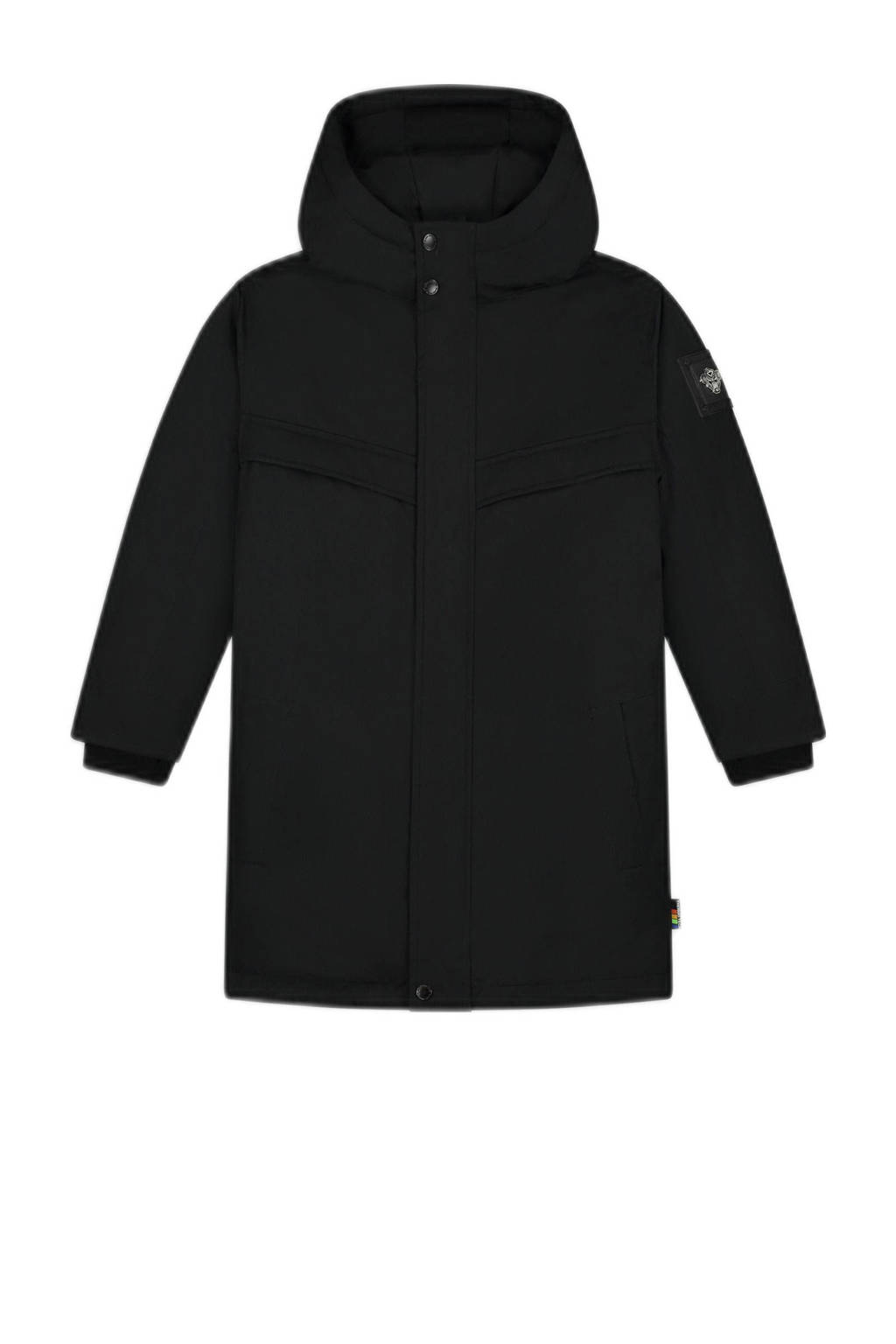 BLACK BANANAS winterjas JR. PARKA PLATE JACKET zwart