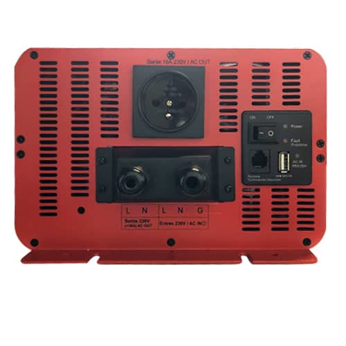 Convertisseur Pur Sinus 3000W EZA avec commande déportée
