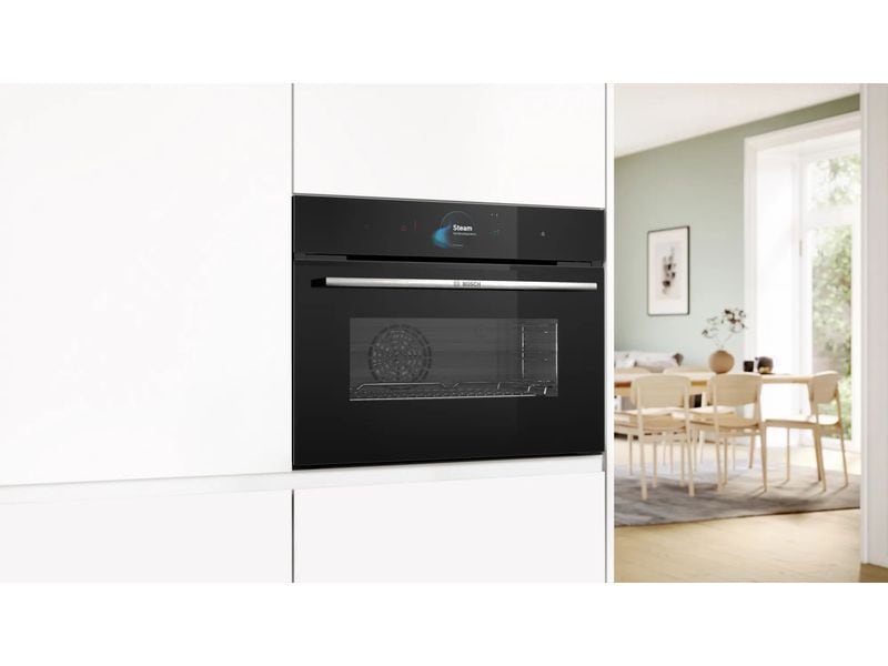 Bosch Einbaubackofen CSG7584B1 Schwarz A Einbau-Kompaktdampfbackofen