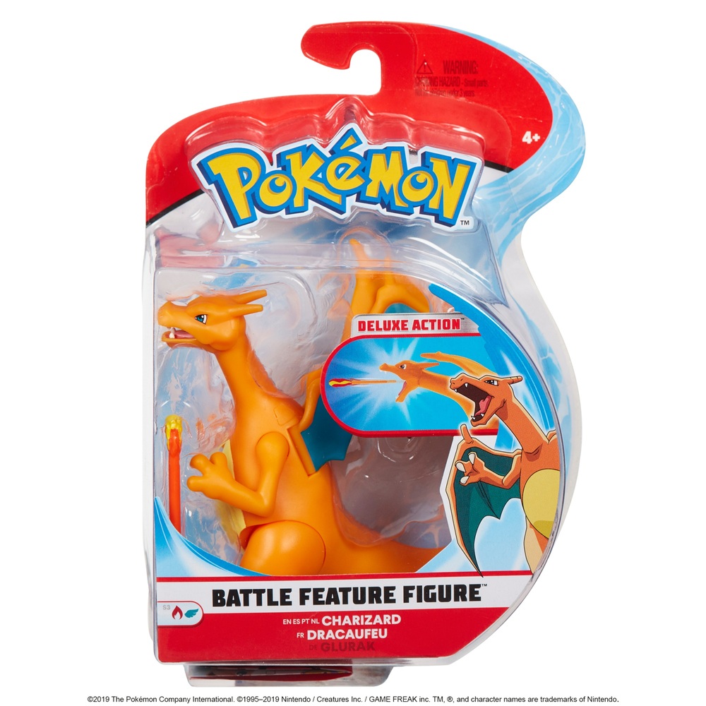 Pokémon Glurak 11cm Kampf-Feature-Figur