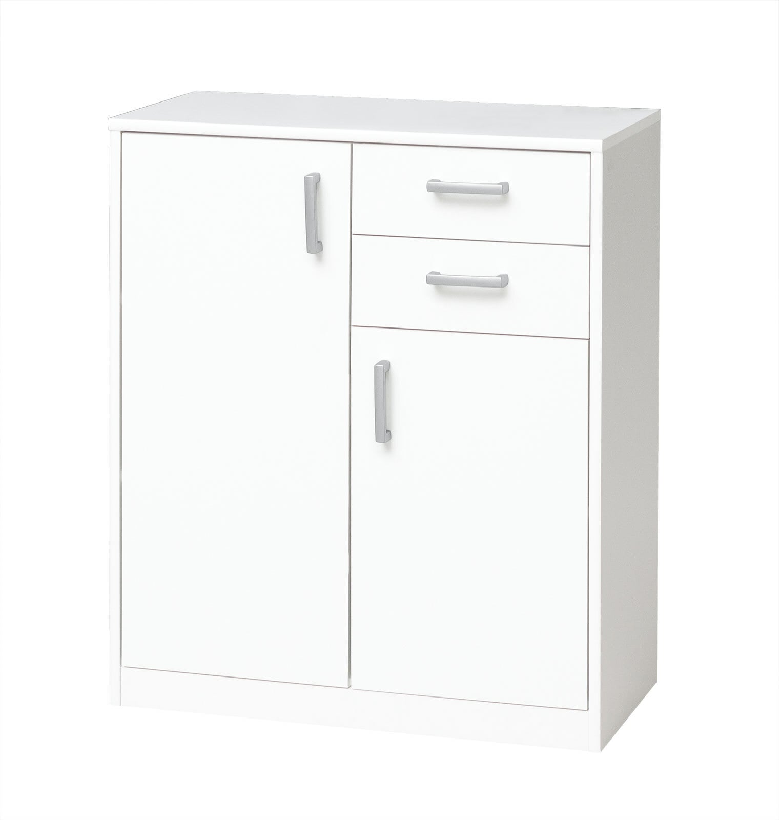 Kommode Mega Soft Typ 27 Weiß B/H/T 72,1x84,8x36,5 cm