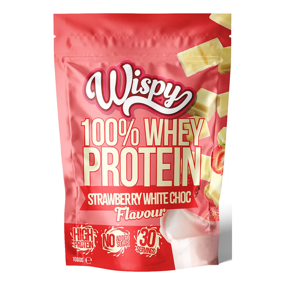 Wispy Whey Strawberry White Chocolate - 1000 g.