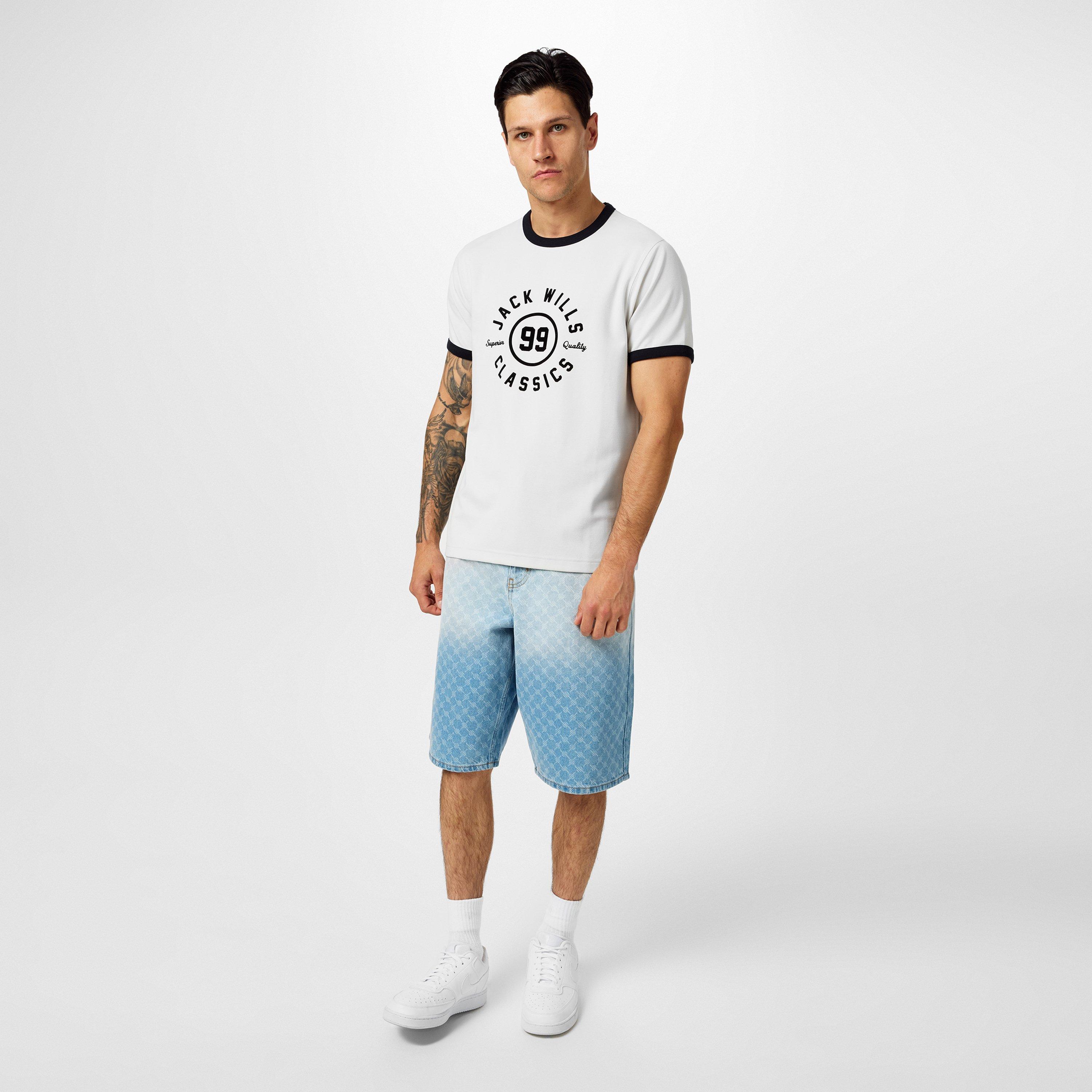 Jack Wills JW Ringer Graphic T Shirt