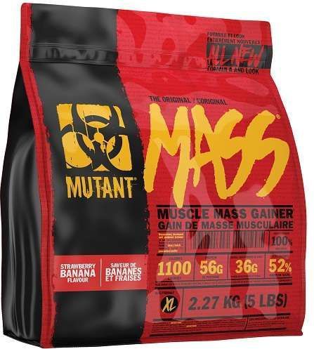 Mutant Mass - Muscle Mass Gainer - Weight Gainer / Mass Gainer - Vanilla Ice Cream - 6800 gram (24 Shakes)
