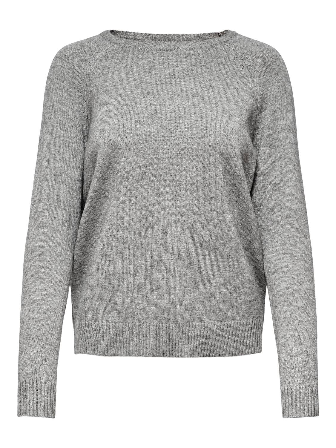ONLLESLY Strickpullover Medium Grey Melange
