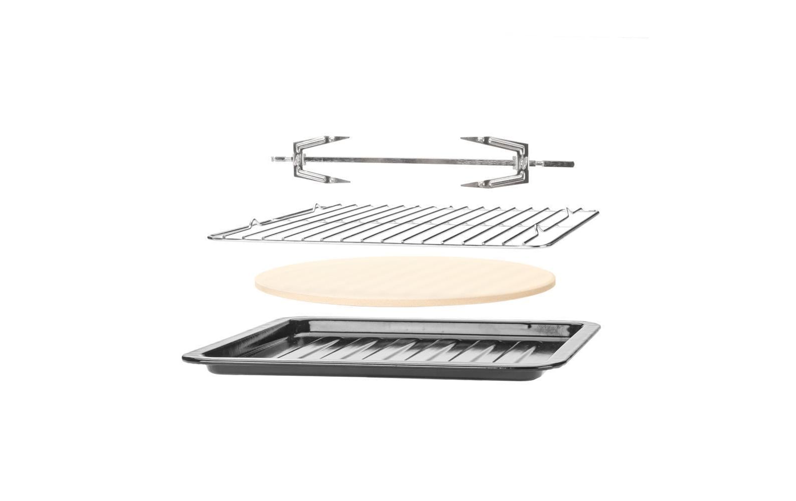 Backofen Bistro Bake & Grill 26 l, Silber<br>Elektronisch geregelter Multifunktionsofen