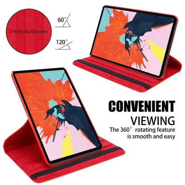 iPad PRO 2018 (12.9 tomme) Pungetui Cover (Rød)
