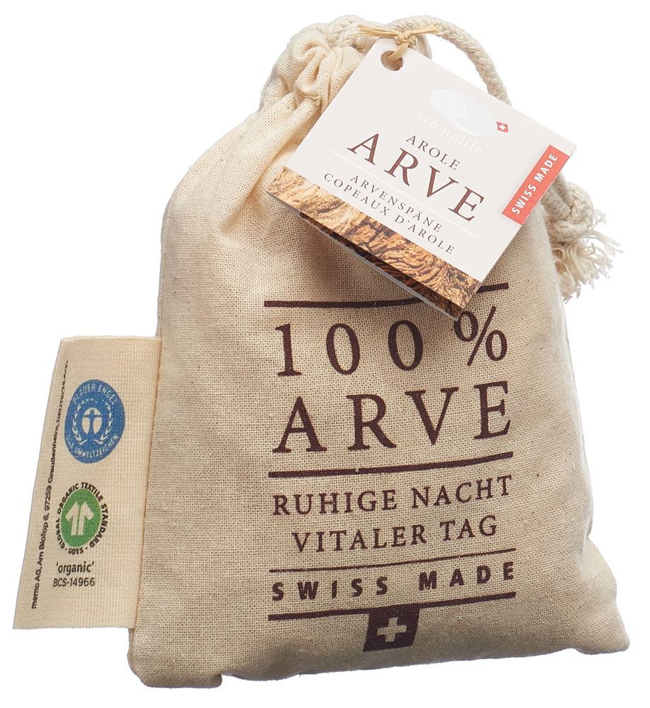 Aromalife ARVE Arvenspäne<br>15 g, im Baumwollbeutel