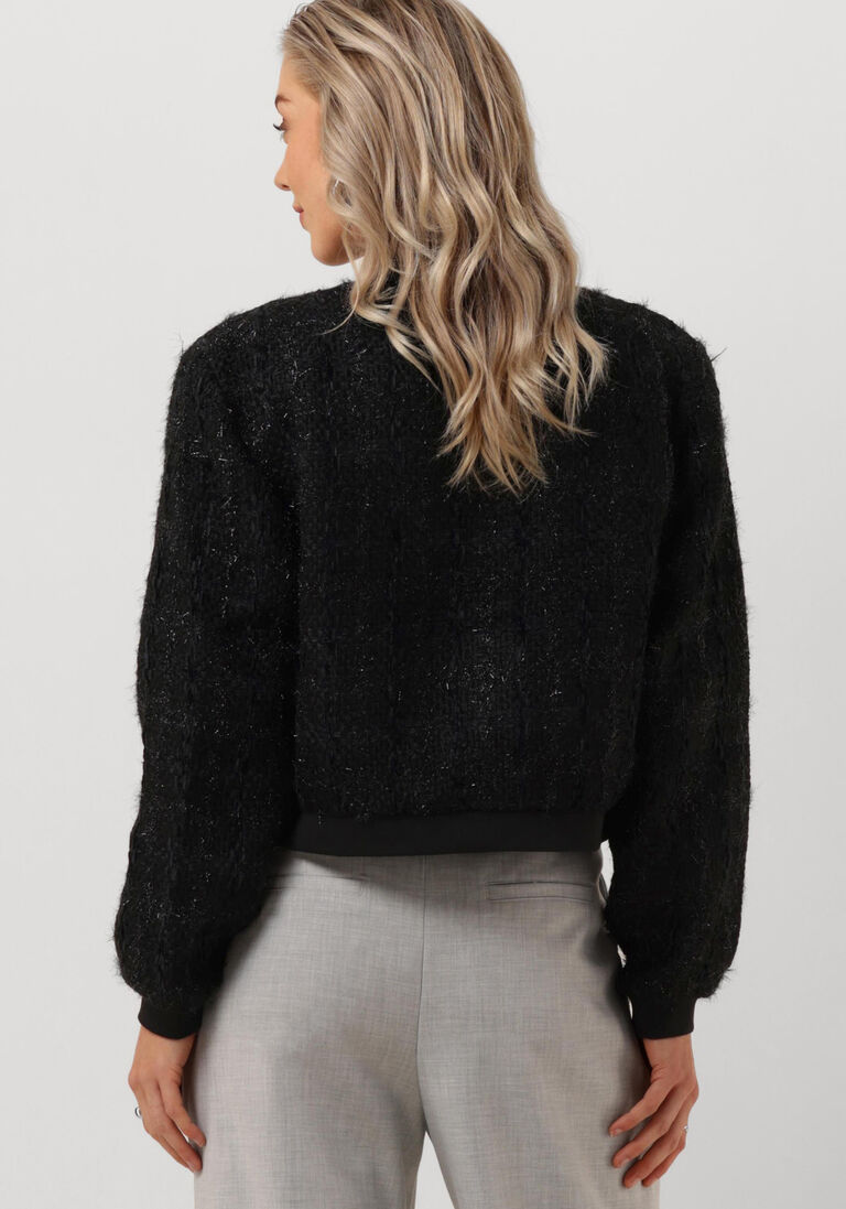 AAIKO zwarte aaiko jack silvie tweed pes 537 pes jackets