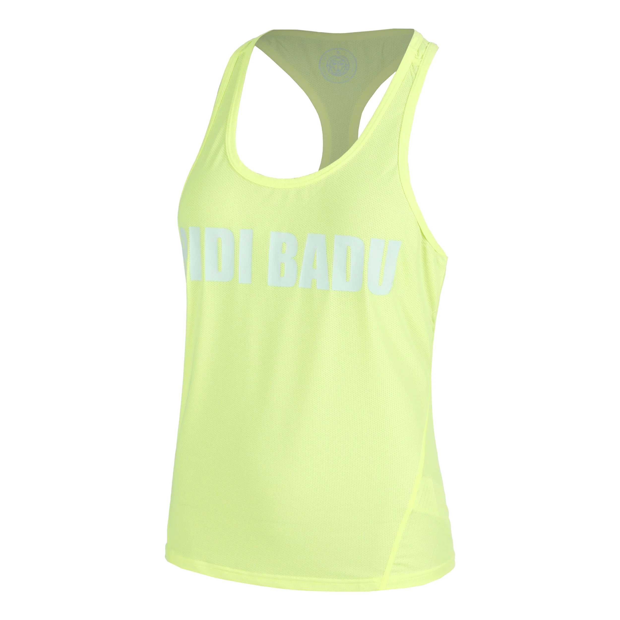 BIDI BADU Rhombo Move Débardeur Tank Top Femmes - Jaunes Fluo