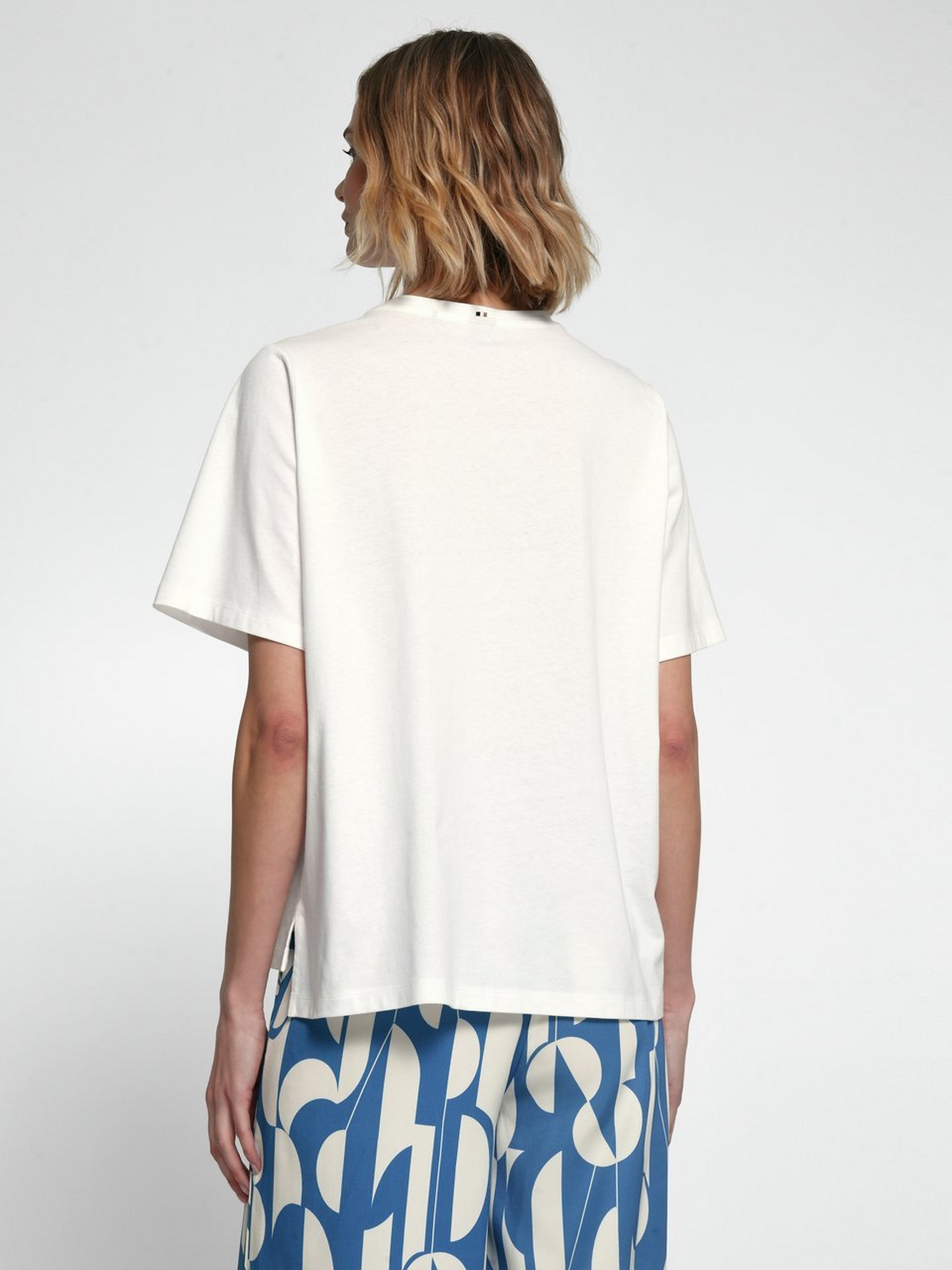 Rundhals-Shirt im Oversized-Style