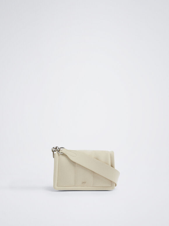 Bolsa de ombro acolchoada - Off-White