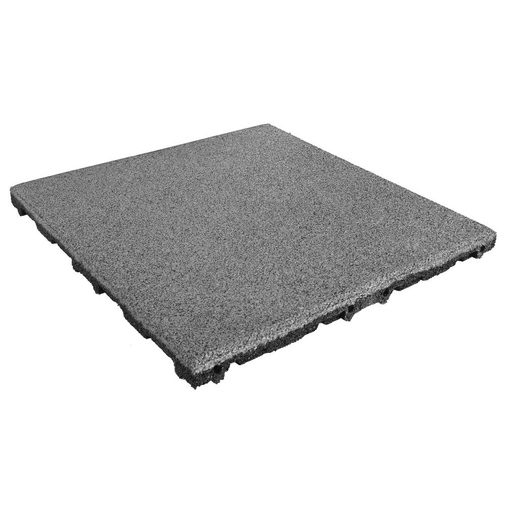 Rubberen tegel 45 mm – 50 x 50 cm – Grijs