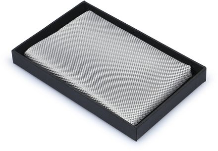 Suitable Zijde Pochet Zilver POOXF-18 Silver kopen