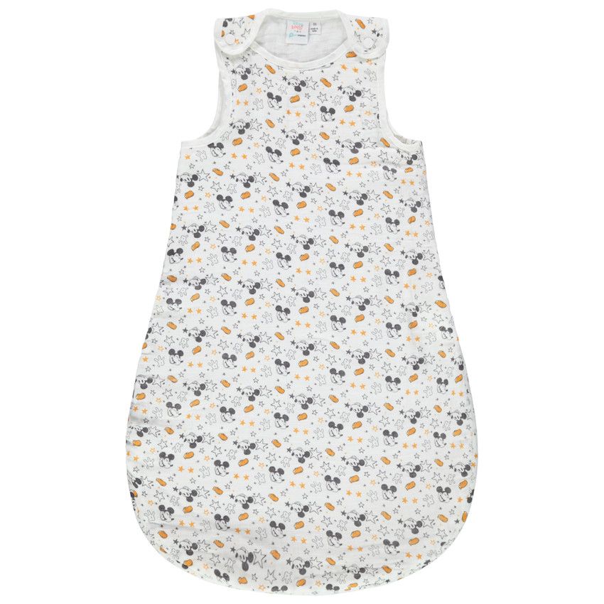 Turbulette sans manches imprimée Mickey Disney - Ecru