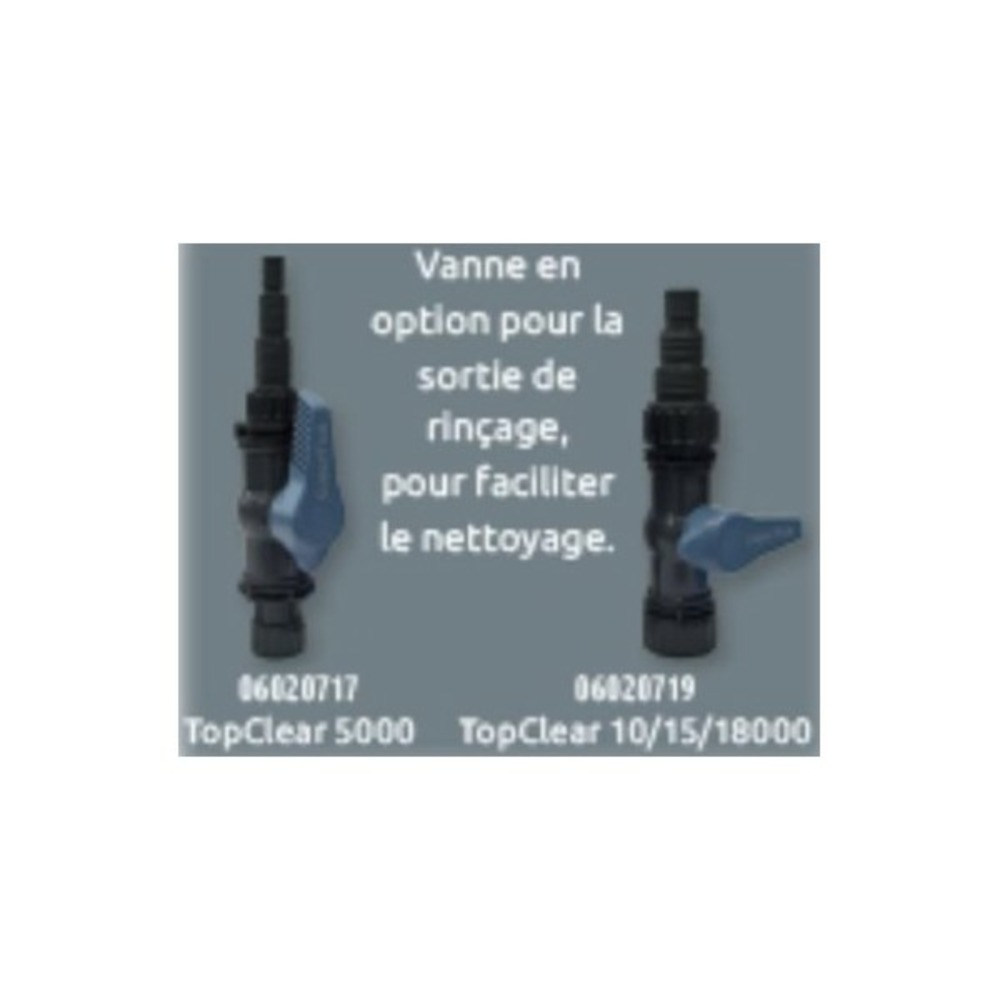 Valve backwash topclear 10/15/18000