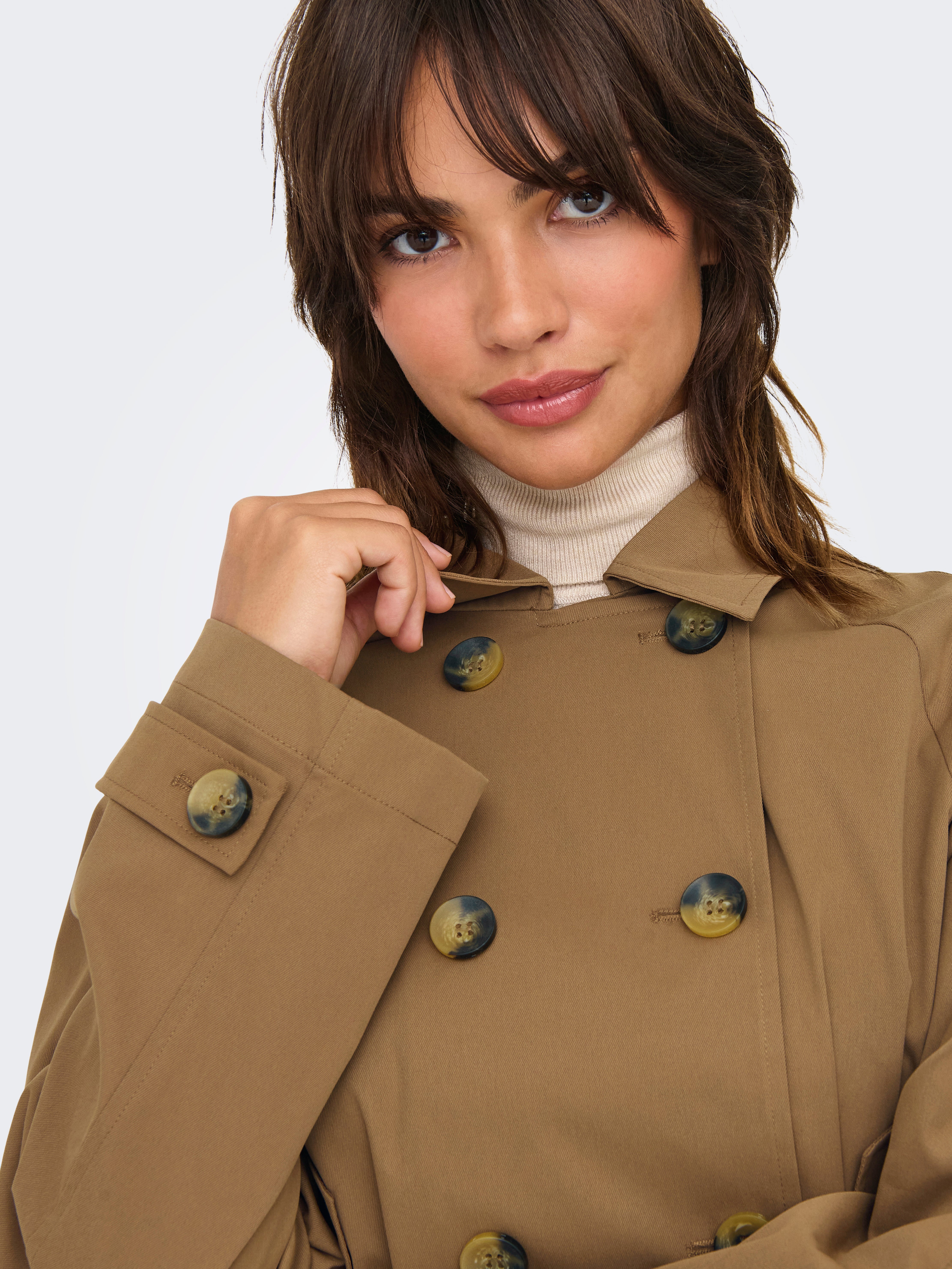 ONLAPRIL Trenchcoat Toasted Coconut