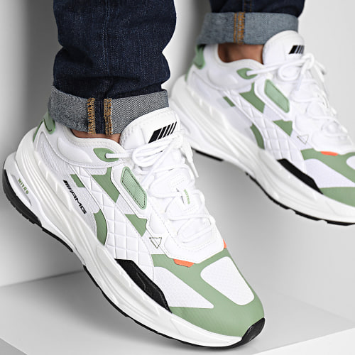 Baskets MAPF1 AMG Extent Nitro 307916 Puma White Light Mint