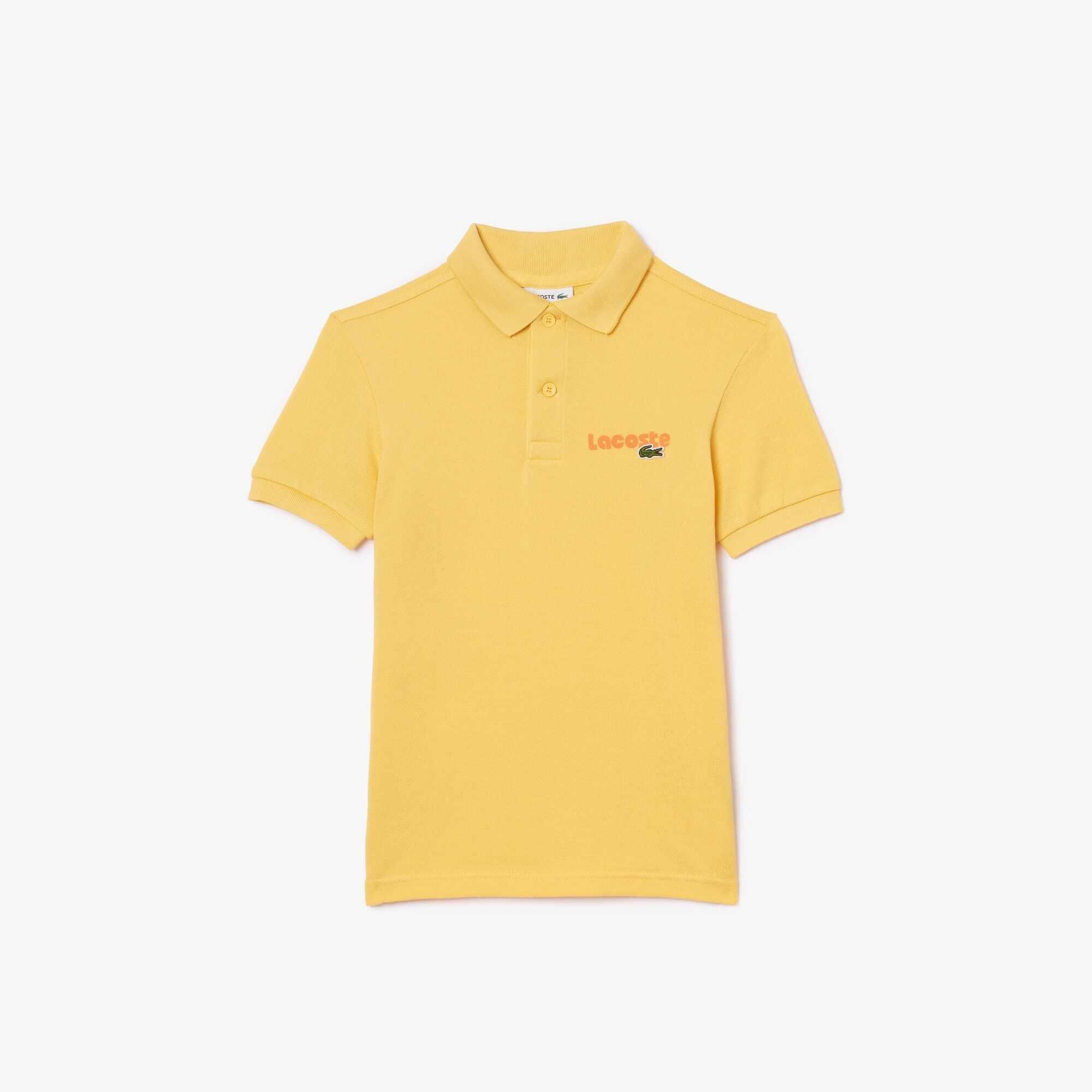 Lacoste Short Sleeve Logo Polo Shirt Juniors