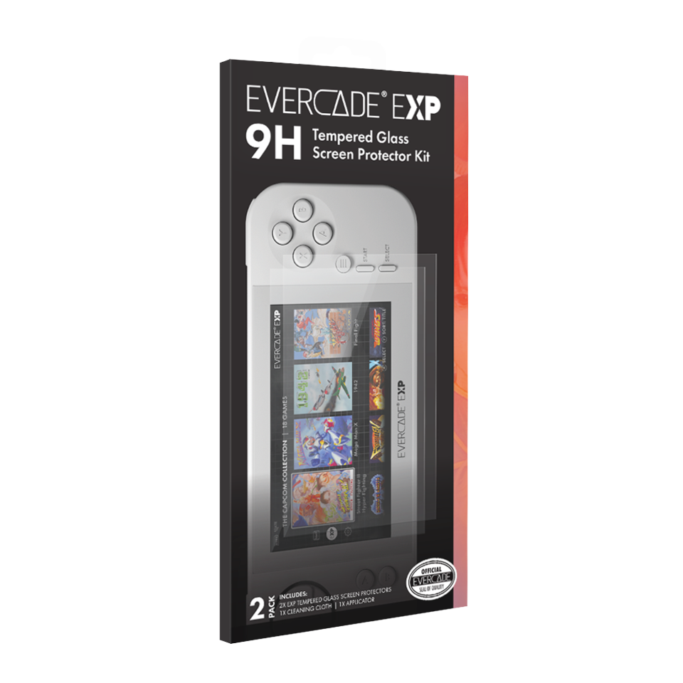 Evercade EXP Tempered Glass Screen Protector