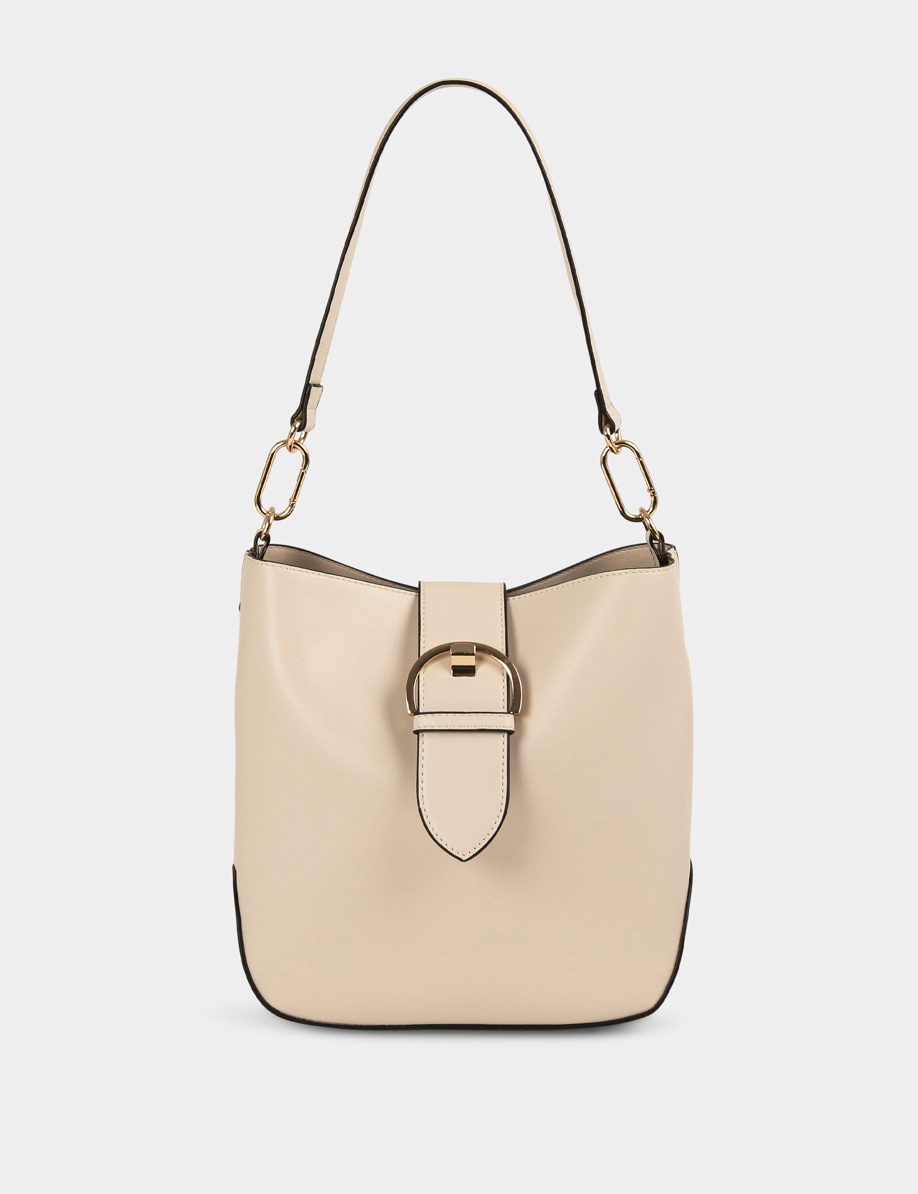Sac seau avec bride ecru femme - ecru