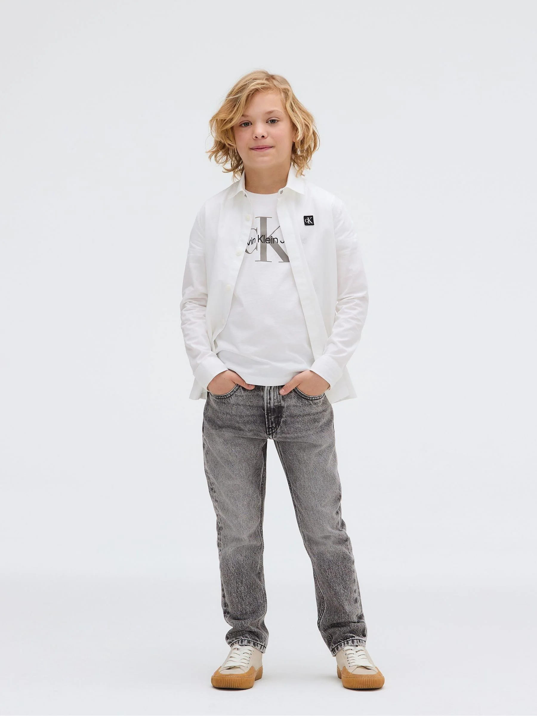 Calvin Klein Dad Washed Modern Jeans