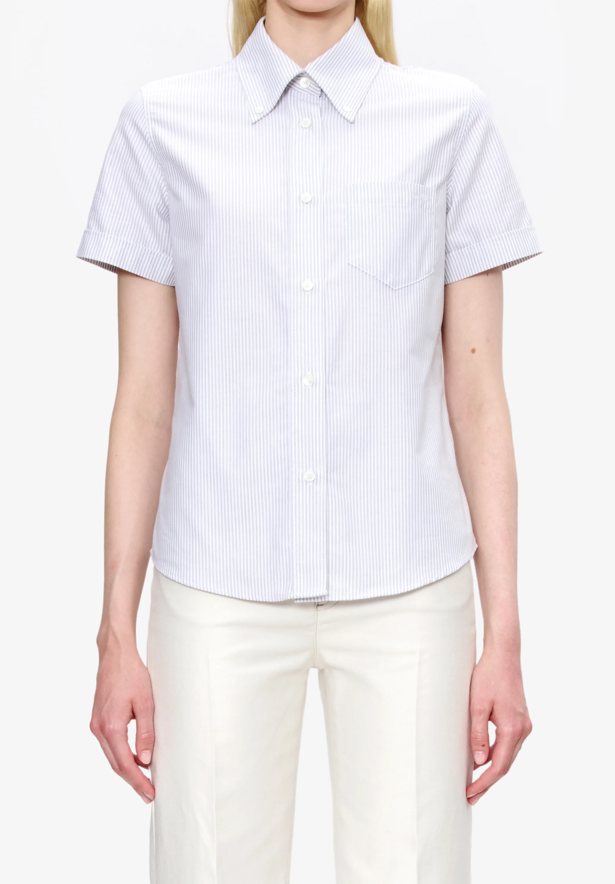 uniform shirt femme - Gris