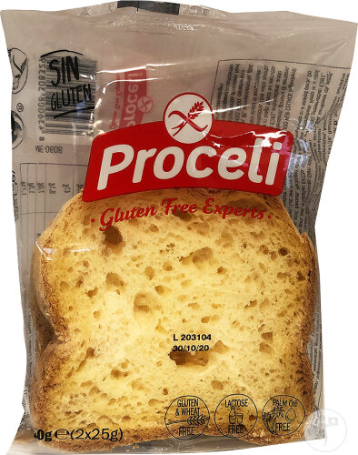 Proceli Pain De Mie Classic Monodosis 2x50g Rte