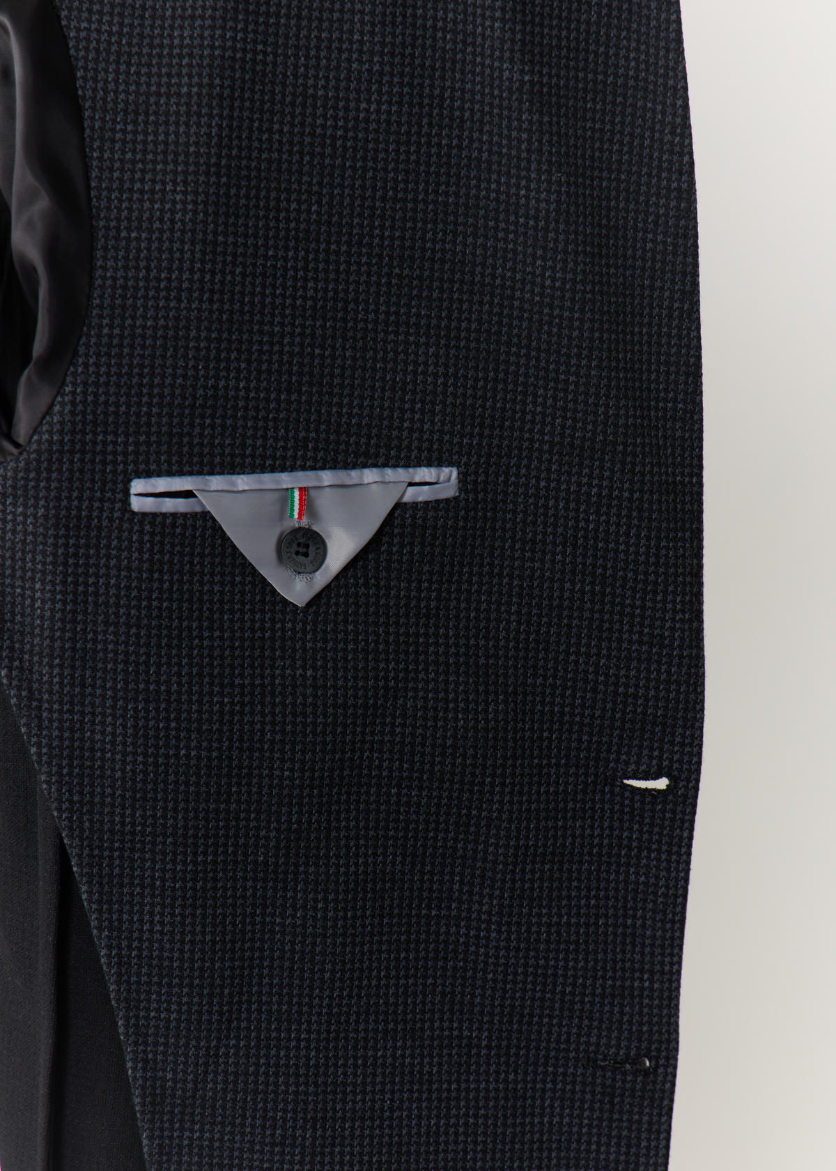 Veste casual Regular grise à motif pied-de-poule