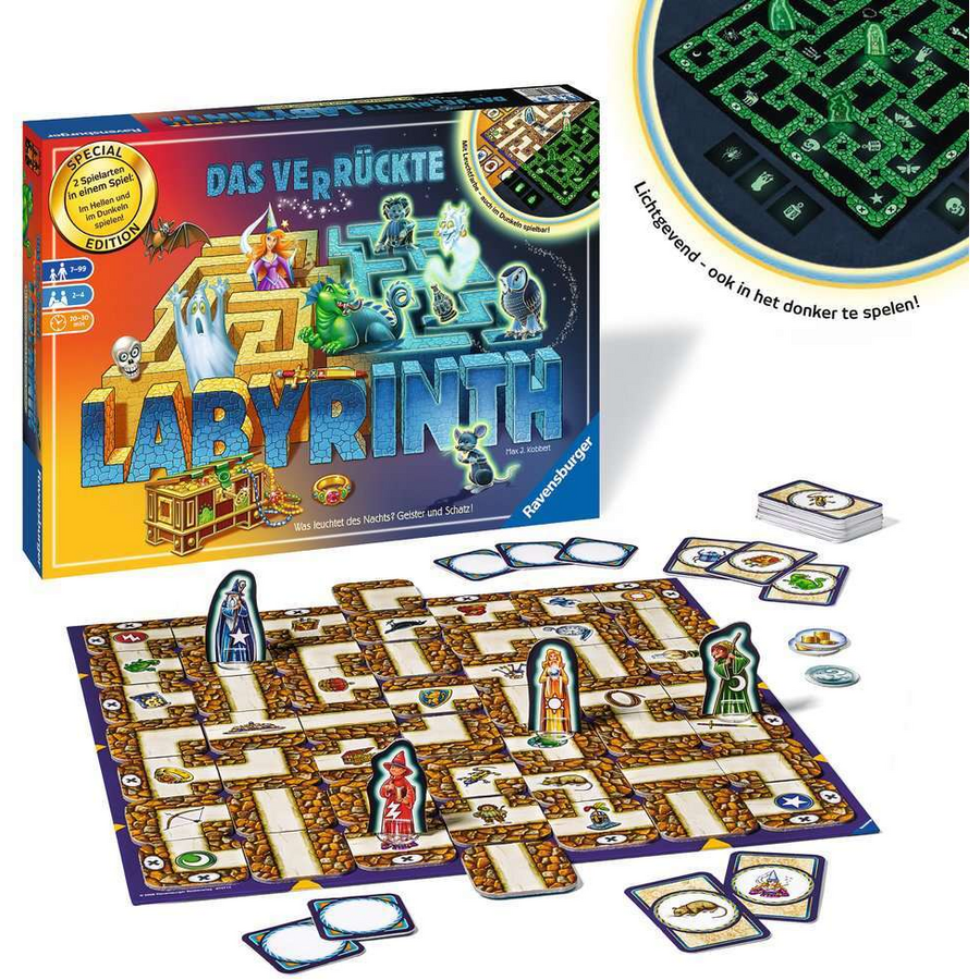 Ravensburger Das verrückte LabyrinthGlow in the Dark bunt