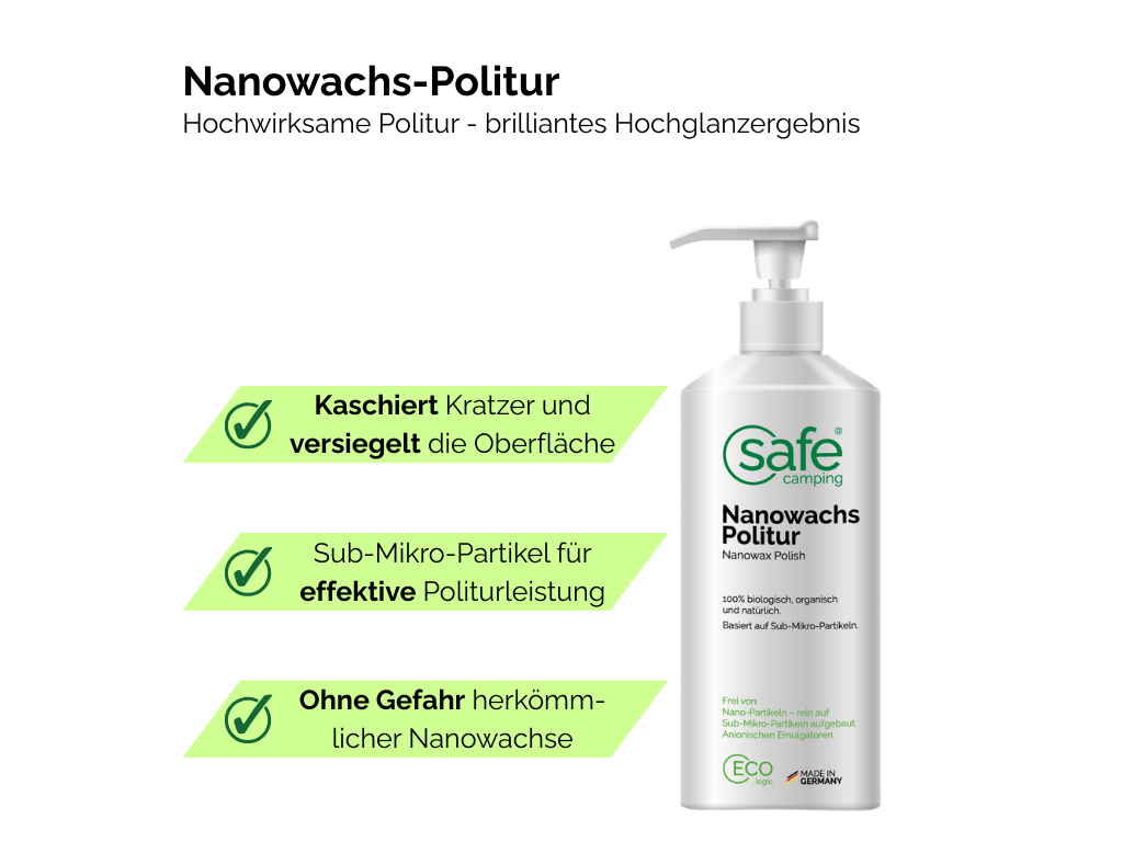 SAFE CAMPING Nanowax-Polish - 500 ml