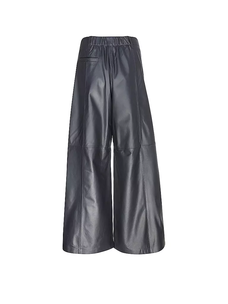 TELA Lederhose  dunkelblau