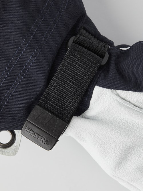 Hestra Army Leather Heli Ski JR 5 finger<br>Holder hendene varme HELE dagen!