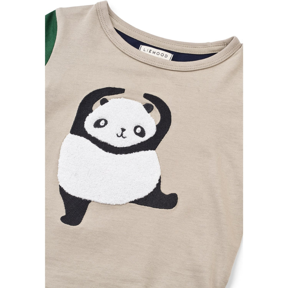 Køb LIEWOOD Panda / Mist / Classic Navy Multi Mix Apia Placement Bluse