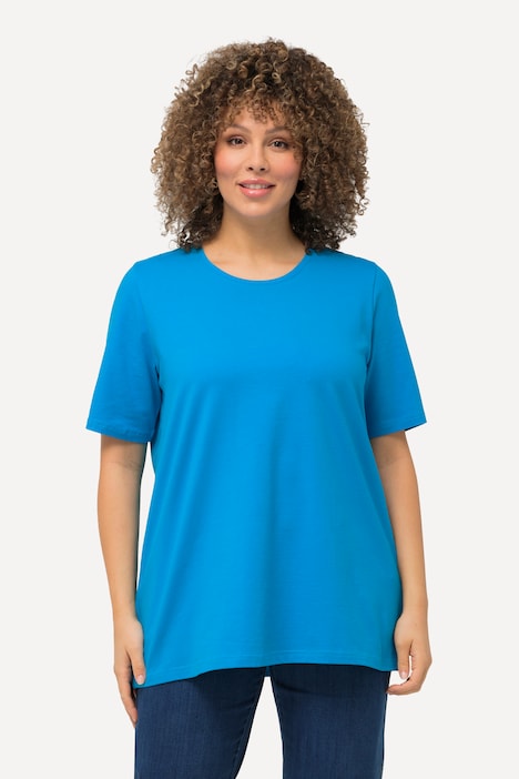 T-Shirt, A-Linie, Rundhalsausschnitt, Halbarm
