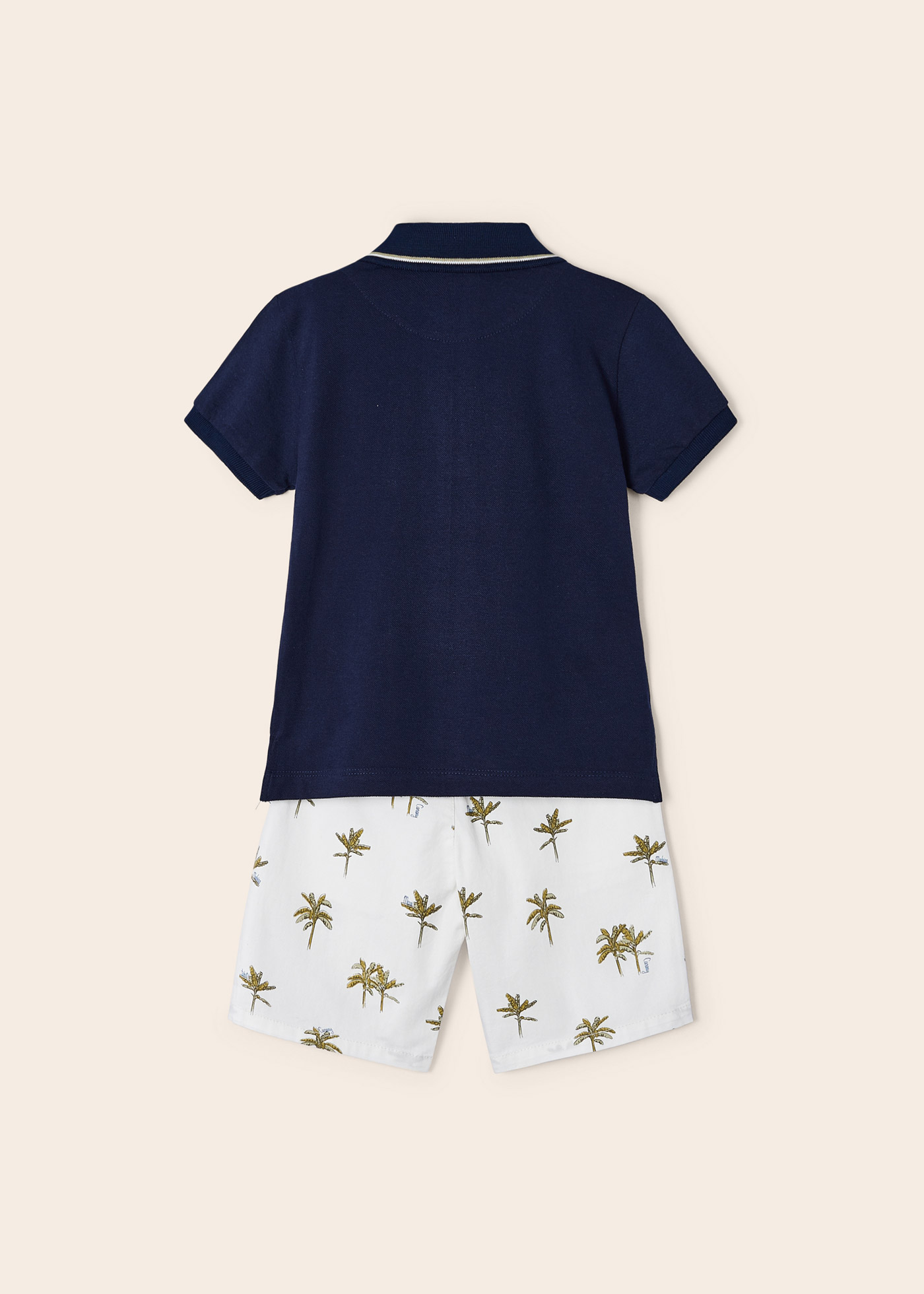 Conjunto de algodão de duas peças para meninos