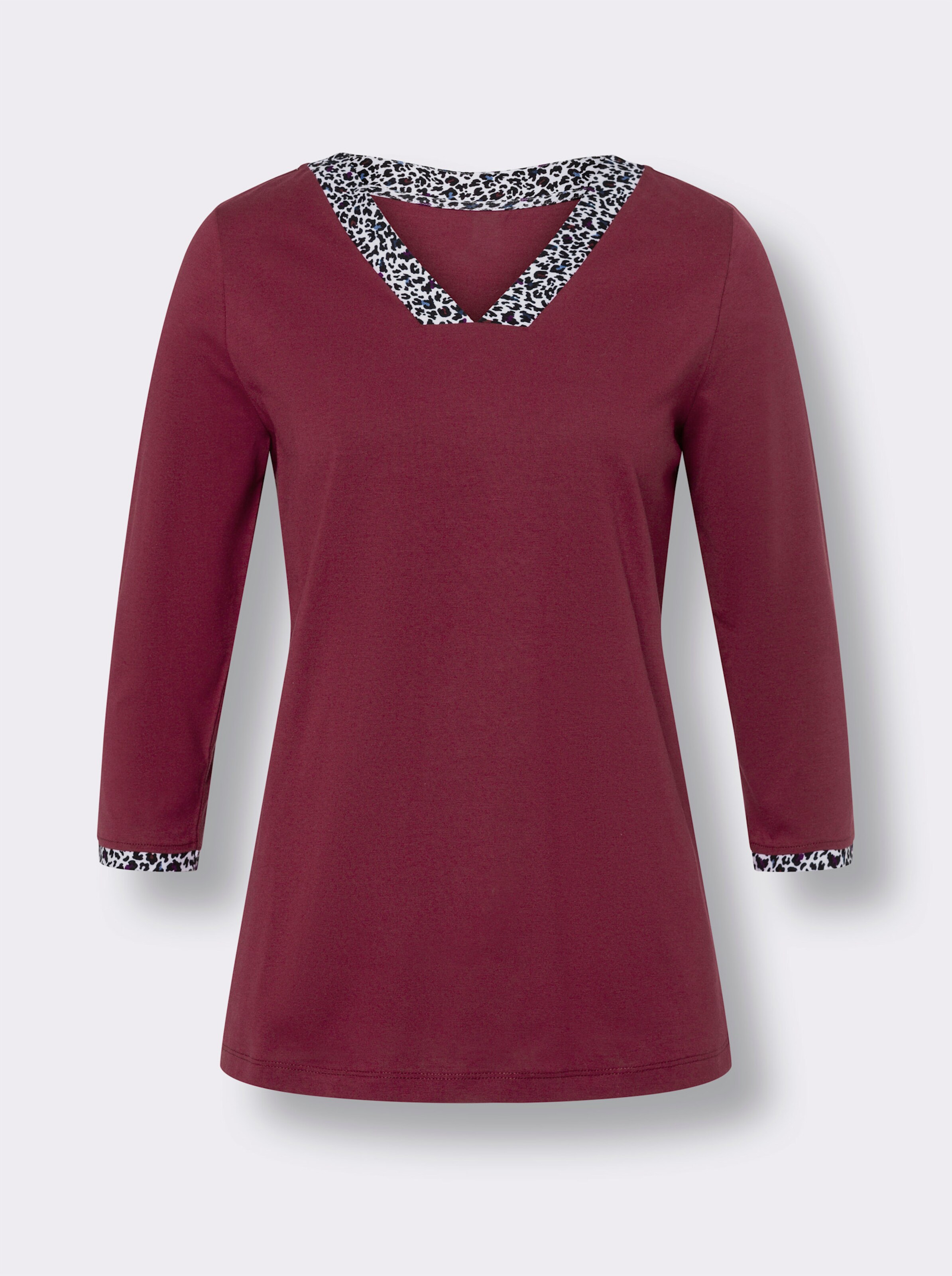 2-in-1-Shirt im Animal-Print
