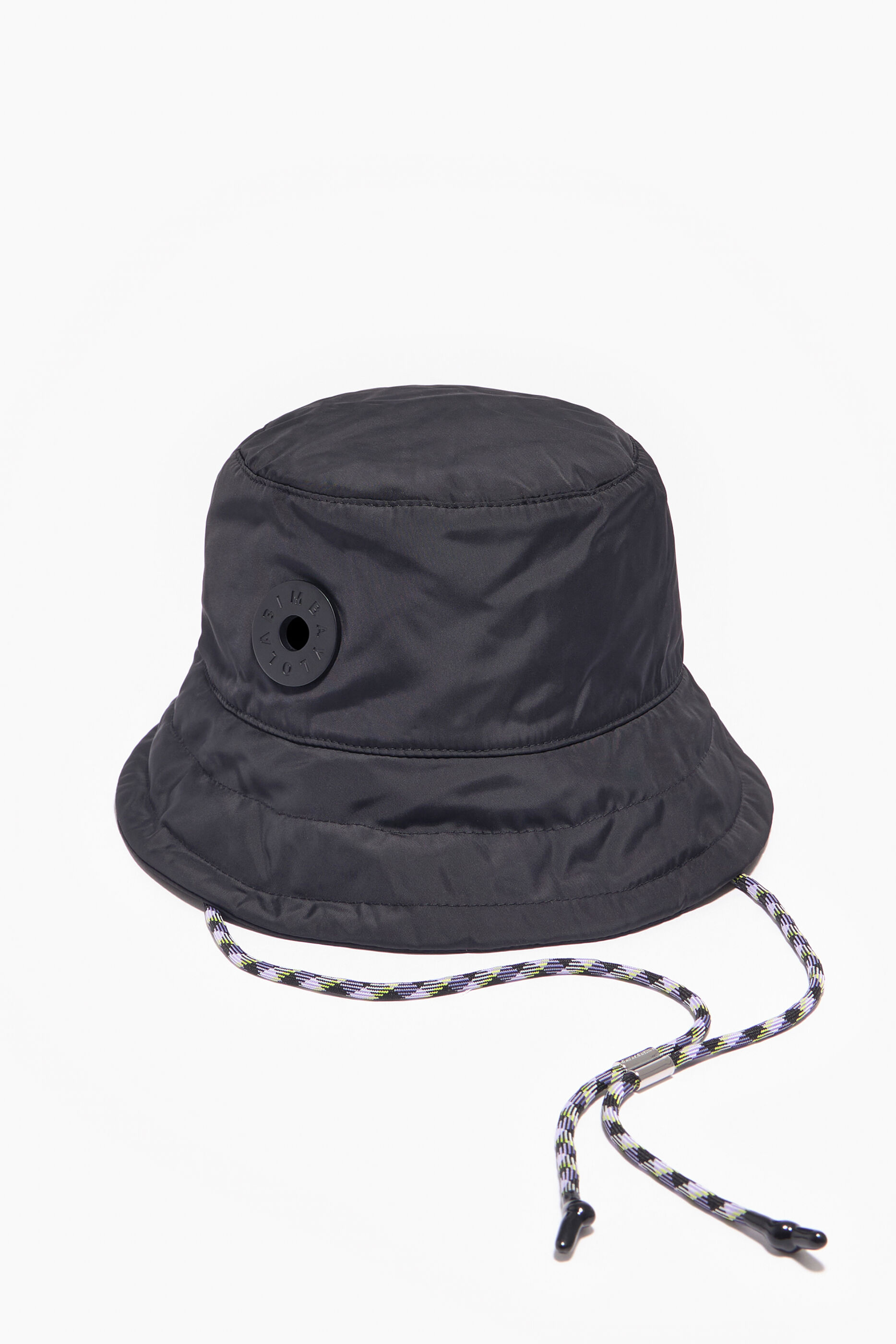 Chapéu de pescador de náilon preto