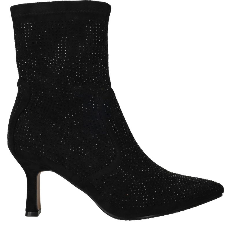 POSH by Poelman Enkellaarsjes Zwart Dames