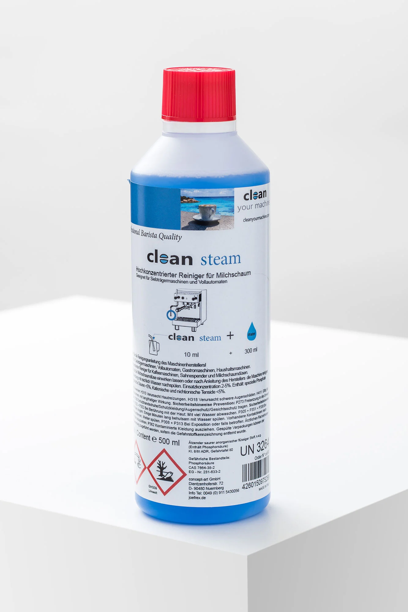 JoeFrex Milchschaumreiniger Clean Steam 500ml