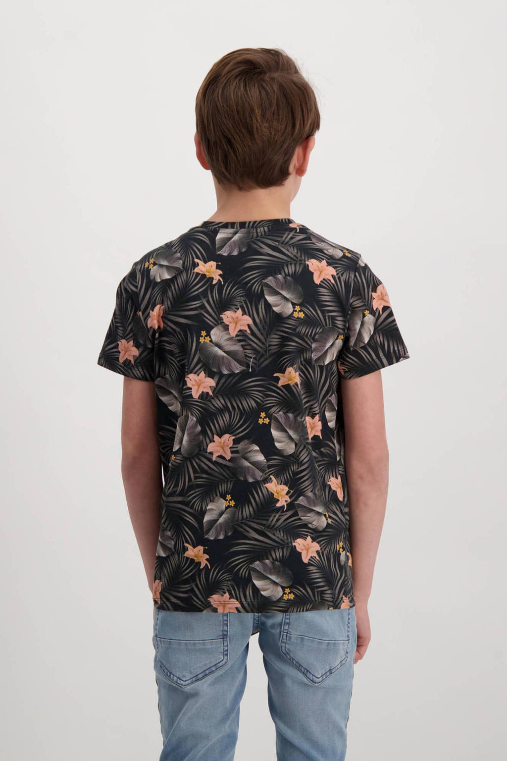 Cars T-shirt GASNES met all over print antraciet/multicolor