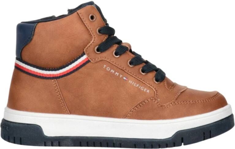 Tommy Hilfiger Kindertrainers basic Bruin